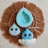 قالب سیلیکونی قطره ی آب پشت تخت