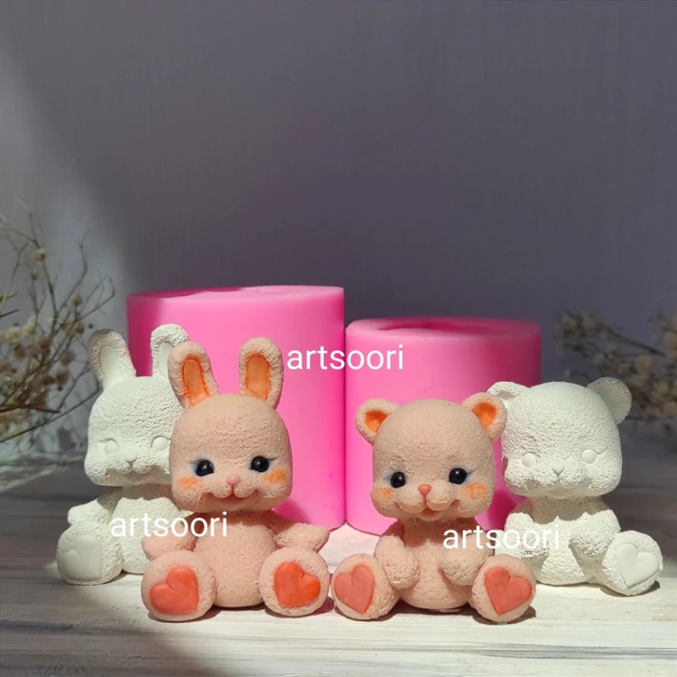 مولد ، قالب سیلیکونی خرس پاقلبی پنج سانتی